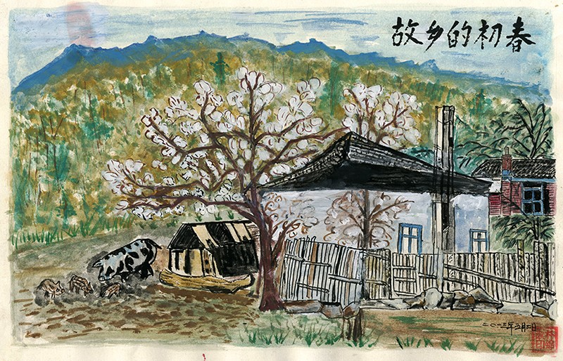 朴锦淑 作品 《故乡的初春》.jpg