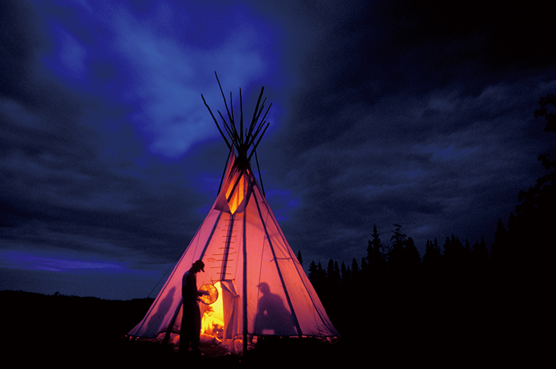 21-19 Tipi at night (T. Macintosh) 4x6.jpg