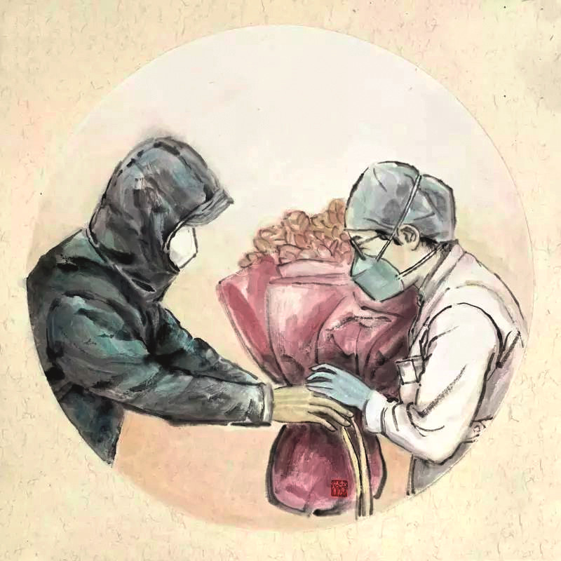 重生之感恩 （中国画） 赵航 2020年.jpg