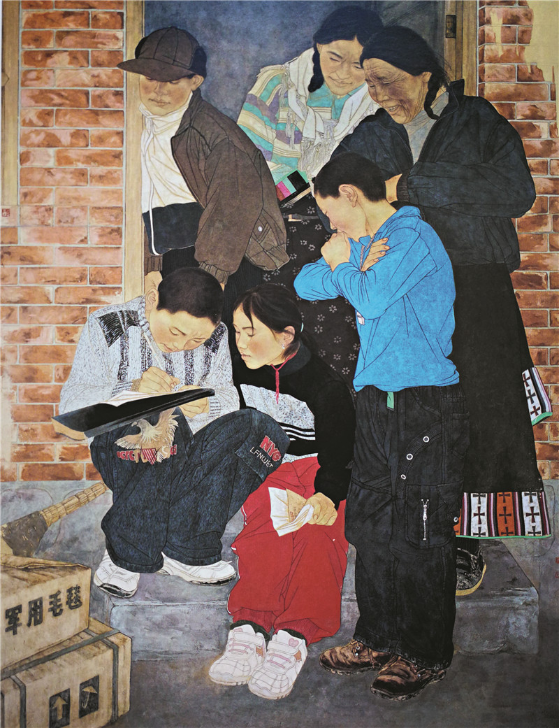 16、回信（中国画）200×150cm 孙震生2009年_副本.jpg